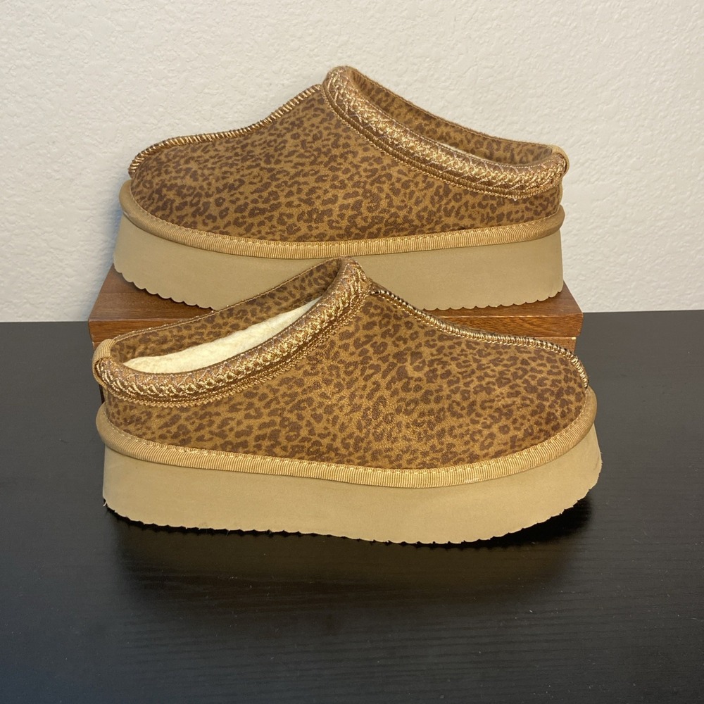 Hey Girl by Corkys Cheetah Print Pillow Talk Women's Slipper Size 8  New NB